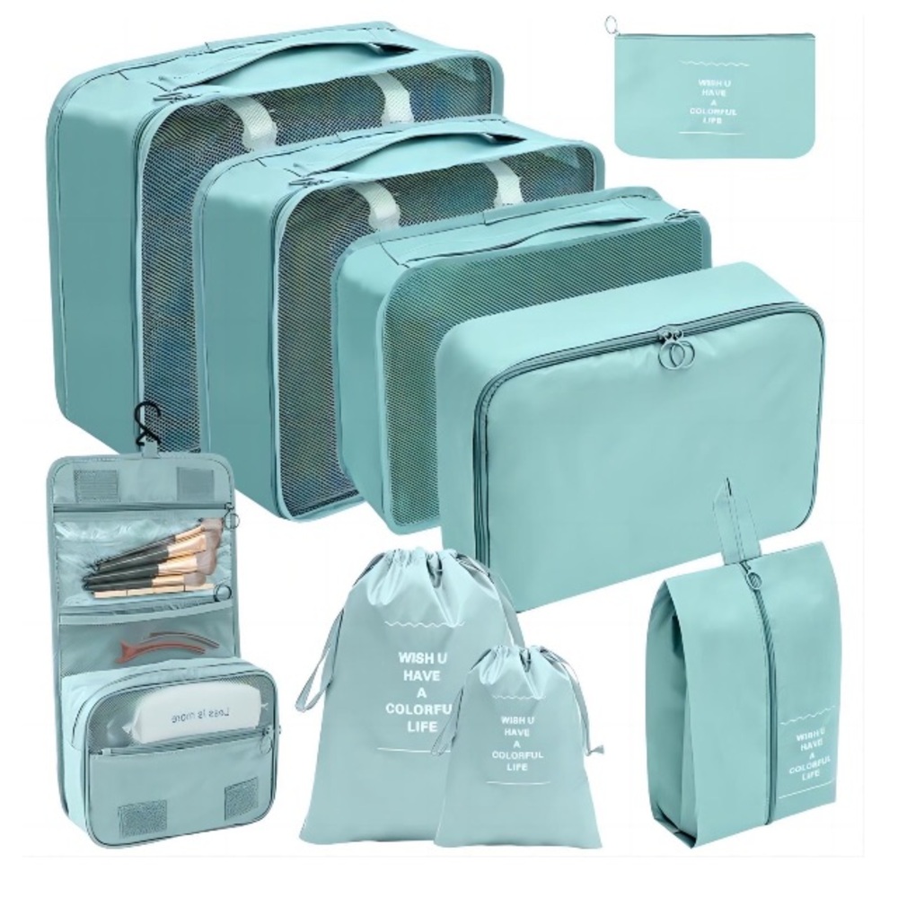 Travel Packing Cube Set - NEW 9 Piece Set